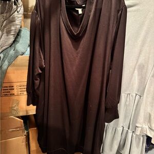 Terra & Sky Black sweater Dress